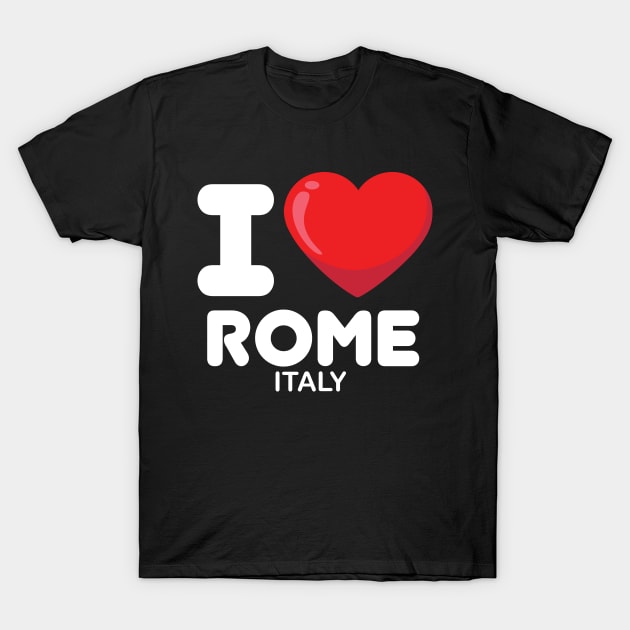 i love rome italy T-Shirt by ThyShirtProject - Affiliate